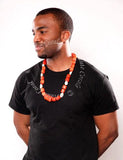 tribal accessories, tribal glam, tribal jewelry, crystal statement necklace, layered statement necklace, bib statement necklace, statement necklace under 100, vintage statement necklace, beaded statement necklace, african accessories, unique statement necklace, beaded statement necklace, african male beads, male african accessories, male Nigerian Wedding beads, male nigerian engagement beads, male Nigerian traditional wedding beads, Nigerian Male beads, male coral necklace, nigerian coral beads