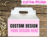 Custom Party kids party favor box, princess party favor box, disney party favor box, superhero kids party favor box,