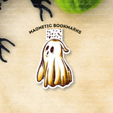 halloween ghost bookmark, book lover bookmarks, magnetic bookmark, gift for readers, bookstagram, booktok, bookish bookmark, bookmark set, gift for bookworms, bookish gift, book accessories, halloween bookish gift, handmade bookmark, book accessories