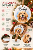 Personalized Pet Christmas Ornament, Custom Dog Cat Name Ornament 2026, Colorful Pet Lover Christmas Gift, Dog Mom Cat Mom...