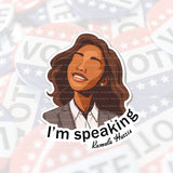 Kamala Harris I'm Speaking Sticker2