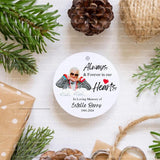 memorial ornament customized ornament custom memorial gift loss of dad gift loss of mom gift funeral ornaments gift for her christmas gift holiday home decor ceramic ornament custom loss ornament photo ornament remembrance gift