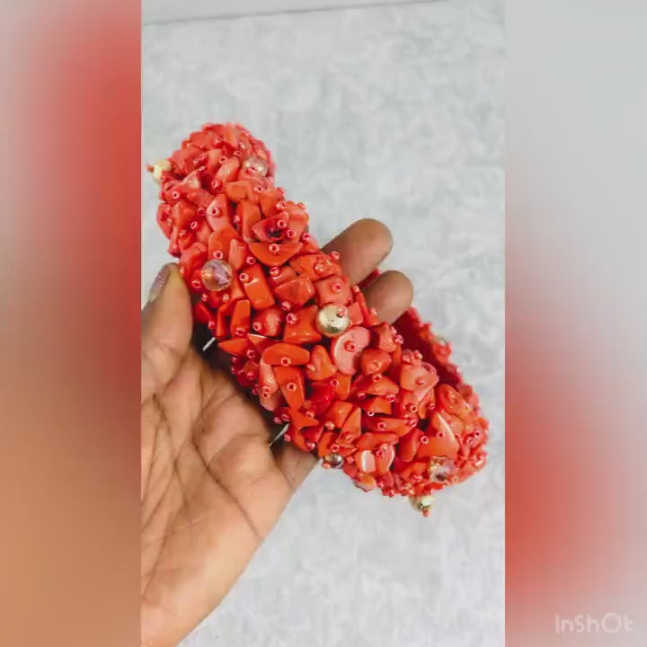 bridal headband, african bride, statement headband, beaded headband, coral headband, igba nkwu headband, igbo bride headband, benin bride headband, nigerian wedding headband, beaded headband, wedding headband, bridal headband, embellished headband, hair accessories, african bride headband, african headband, bridesmaid headband, luxury headband, jeweled headband, gem headband, mother gifts, coral headband