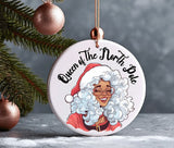 personalized christmas ornaments, personalized tree ornaments, xmas tree ornaments, first christmas ornament, memorial ornaments, our first christmas ornament, black ornaments, christmas keepsake ornament, 2023 ornament, 2023 holiday gift, letter ornament, black santa, black woman christmas, melanin christmas, black girl christmas, black woman christmas gift, african christmas gifts
