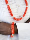 coral beads jewelry nigerian coral beads african coral jewelr male coral beads african groom nigerian male neckla nigerian groom coral beads necklace male necklace mens necklace