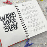 gratitude journal, daily journal, meditation journal, self care journal, mindfulness gift, affirmation journal, daily gratitude, manifestation prompt, wellness journal gift, transformation journal, gratitude prompts, wellness planner, stocking stuffer, corporate gifting