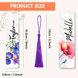 bridesmaid mothers day bookmark gift personalized bookmark bookmark with tassel christmas gift best friend gift bookshelf decor book accessories gift for book lover bookish gift birth flower bookmark gift gift for her birthday gift mothers day gifts