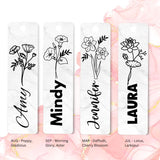 bridesmaid mothers day bookmark gift personalized bookmark bookmark with tassel christmas gift best friend gift bookshelf decor book accessories gift for book lover bookish gift birth flower bookmark gift gift for her birthday gift mothers day gifts