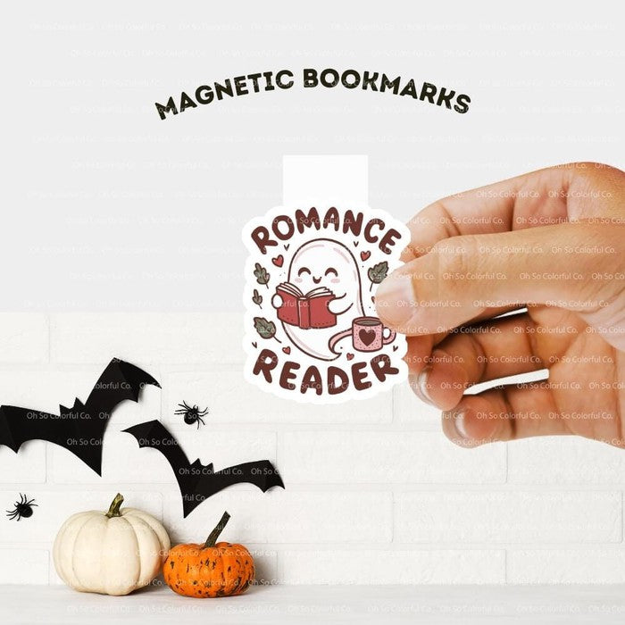 book lover gift magnetic bookmark book accessory bookish gift bookish merchandise reader gift one more chapter bookish present halloween bookmark ghost bookmark book lover gift bookish accessories laminated bookmark spooky bookmark ghost bookmark