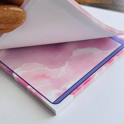 post it notes, dreamy clouds sticky notes, kawaii sticky notes, teacher appreciation, teacher christmas, cute memo pad, planner accessories, kawaii stationery, christmas gift, gift for teacher, kawaii memo pad, teacher thank you, teacher end of year, gift from student