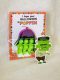 Halloween Kids Party Favor Gift, Classroom Treat Favor Goody Bag, Pop-it Keychain for Classroom, Trunk or Treat, NonCandy Gift, SOLD IN SETS