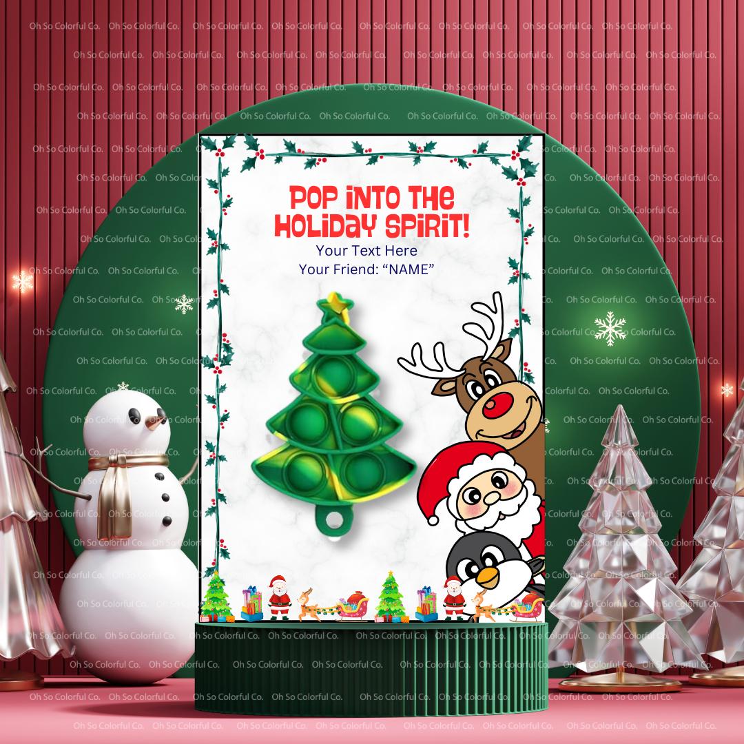 christmas gift for kids christmas tree gifts christmas eve box christmas party bags popit sensory gift noncandy treat backpack keychains classroom gift teacher pupil gift kids party favor kindergarten gift gift for students kids holiday favor