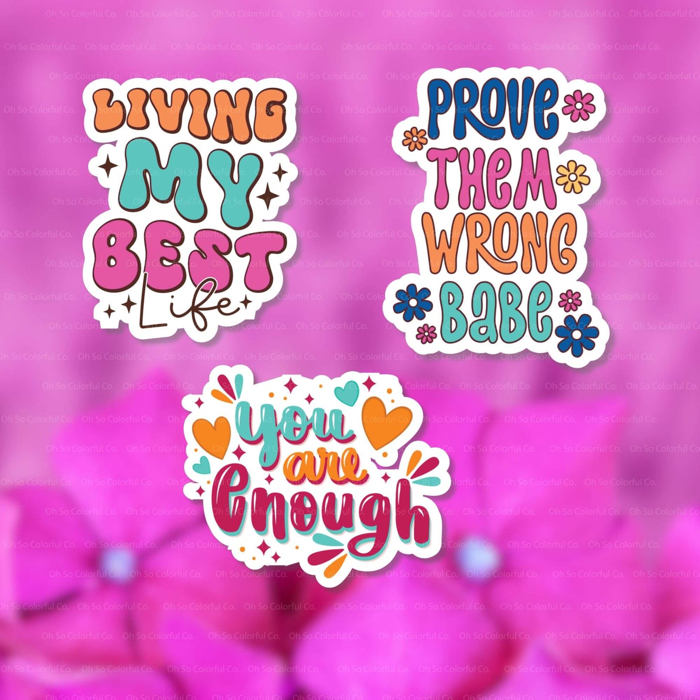 You Got this - Motivational Quote Stickers - Oh So Colorful Co.