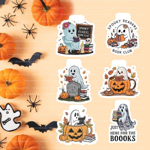 book lover gift magnetic bookmark book accessory bookish gift bookish merchandise reader gift cute spooky one more chapter bookish present halloween bookmark ghost bookmark book lover gift bookish accessories laminated bookmark spooky bookmark ghost