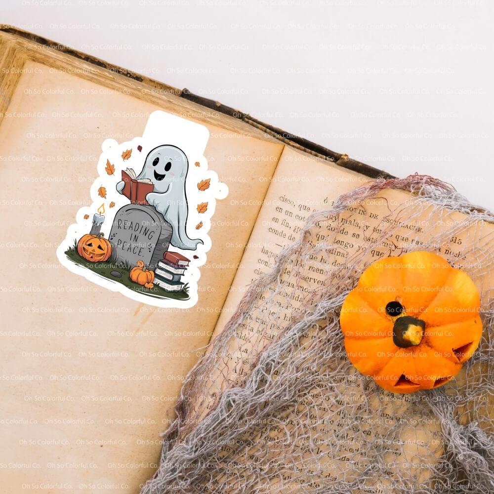 book lover gift magnetic bookmark book accessory bookish gift bookish merchandise reader gift cute spooky one more chapter bookish present halloween bookmark ghost bookmark book lover gift bookish accessories laminated bookmark spooky bookmark ghost