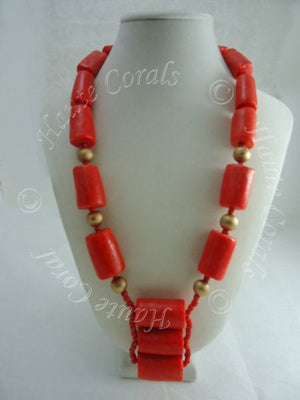 African Coral Beads Wedding Necklace | African Woman Wedding Beads | Nigerian Wedding Necklace | Benin Bride Coral Beads Necklace