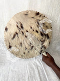 akupe nigerian igbo and edo traditional hand fan for men, African Hand Fan cow hide royalty fan nigerian wedding fan Igbo Hand Fan AKUPE nigerian igbo groom igbo wedding fan Animal Skin Hand Fan igbo edo groom igbo hand fan african groom wedding hand fan Nigerian groom african wedding gift 