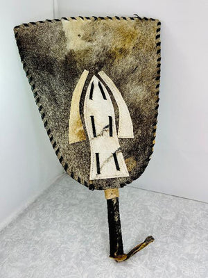 African Hand Fan cow hide royalty fan nigerian wedding fan Igbo Hand Fan AKUPE nigerian igbo groom igbo wedding fan Animal Skin Hand Fan igbo edo groom igbo hand fan african groom wedding hand fan Nigerian groom african wedding gift