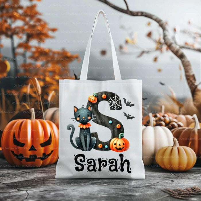 halloween treat bags trick or treat bag kids halloween bag custom candy bag personalized gift halloween gifts personalized tote candy bag for kids halloween tote bag halloween candy bag canvas halloween oogie boogie not so scary