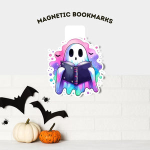 book lover gift magnetic bookmark book accessory bookish gift bookish merchandise reader gift cute spooky one more chapter bookish present halloween bookmark ghost bookmark book lover gift bookish accessories laminated bookmark spooky bookmark ghosts