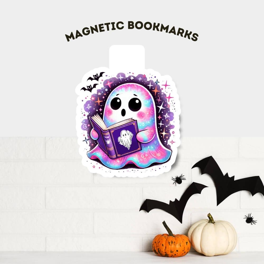 book lover gift magnetic bookmark book accessory bookish gift bookish merchandise reader gift cute spooky one more chapter bookish present halloween bookmark ghost bookmark book lover gift bookish accessories laminated bookmark spooky bookmark ghosts