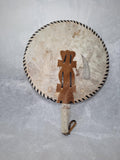 Akupe Hand Fan: Igbo Traditional Wedding Fan, Nigerian Bridal and Groom Fan, Yoruba Edo - styled lifestyle photo