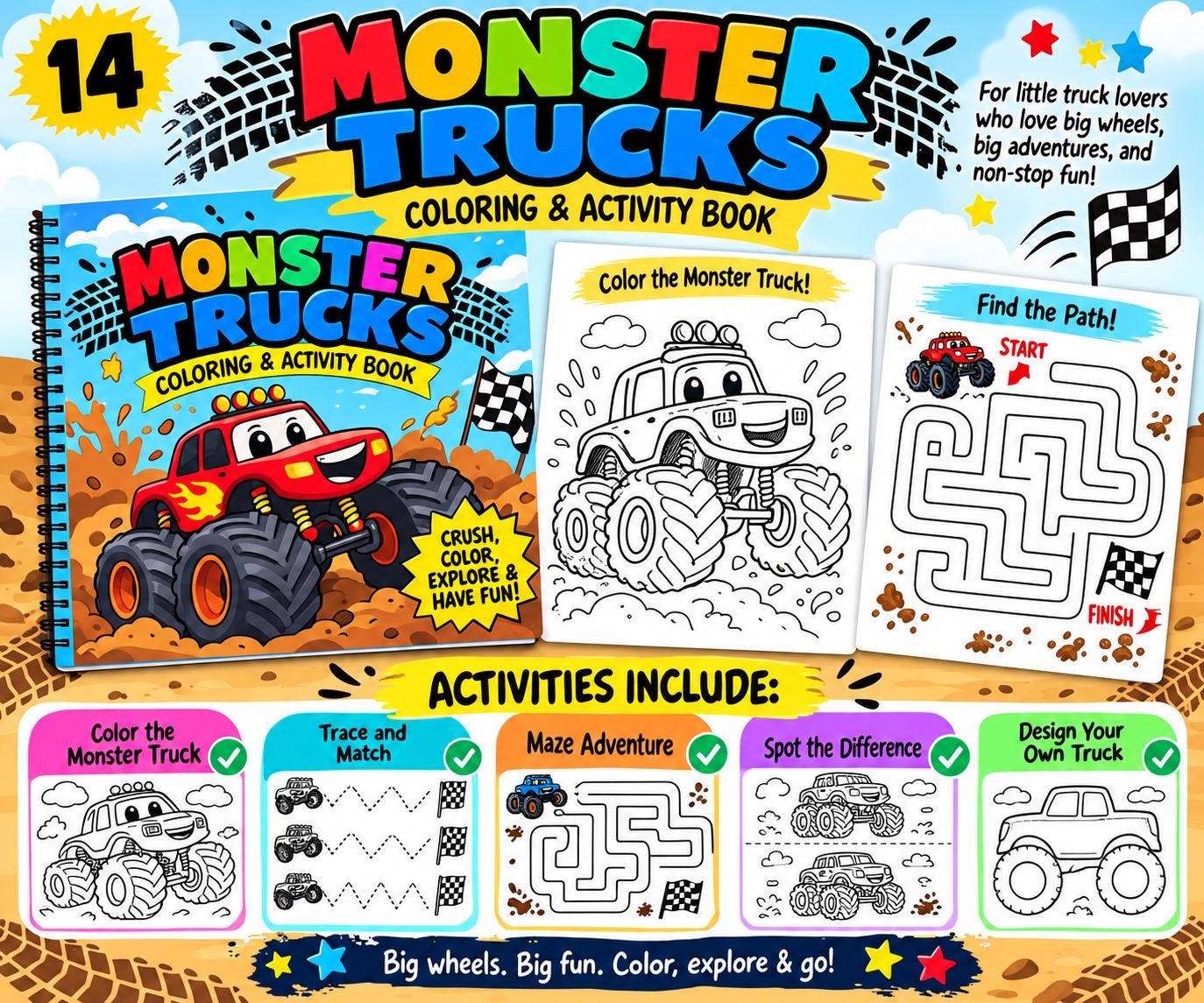 Personalized Children's Coloring Book PDF, Instant Digital Download Activity, Custom Name Coloring Pages for Kids, Printab...