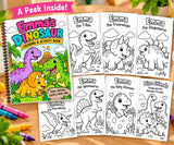 Personalized Children's Coloring Book PDF, Instant Digital Download Activity, Custom Name Coloring Pages for Kids, Printab...
