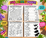 Personalized Children's Coloring Book PDF, Instant Digital Download Activity, Custom Name Coloring Pages for Kids, Printab...
