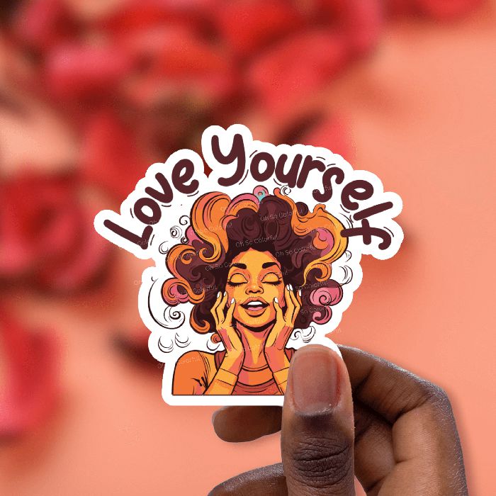 black woman stickers, melanin woman sticker, black girl stickers, afro girl stickers, labtop sticker, waterbottle sticker, journal sticker, planner sticker, tumbler sticker, bullet journal, retro sticker, inspirational sticker, positivity sticker, quote sticker, affirmation sticker, motivational sticker, Selflove sticker, aesthetic sticker