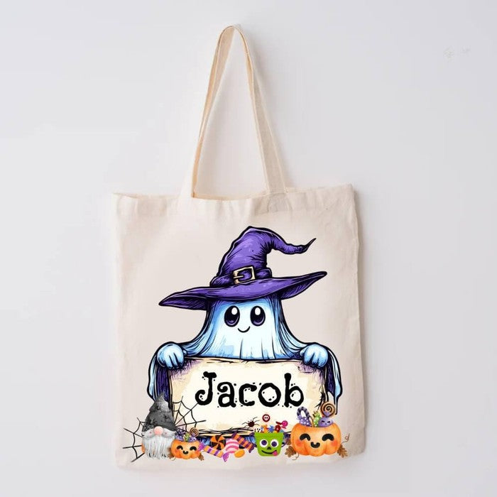 halloween treat bags trick or treat bag kids halloween bag custom candy bag personalized gift halloween gifts personalized tote candy bag for kids halloween tote bag halloween candy bag canvas halloween oogie boogie not so scary