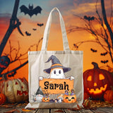 halloween treat bags trick or treat bag kids halloween bag custom candy bag personalized gift halloween gifts personalized tote candy bag for kids halloween tote bag halloween candy bag canvas halloween oogie boogie not so scary