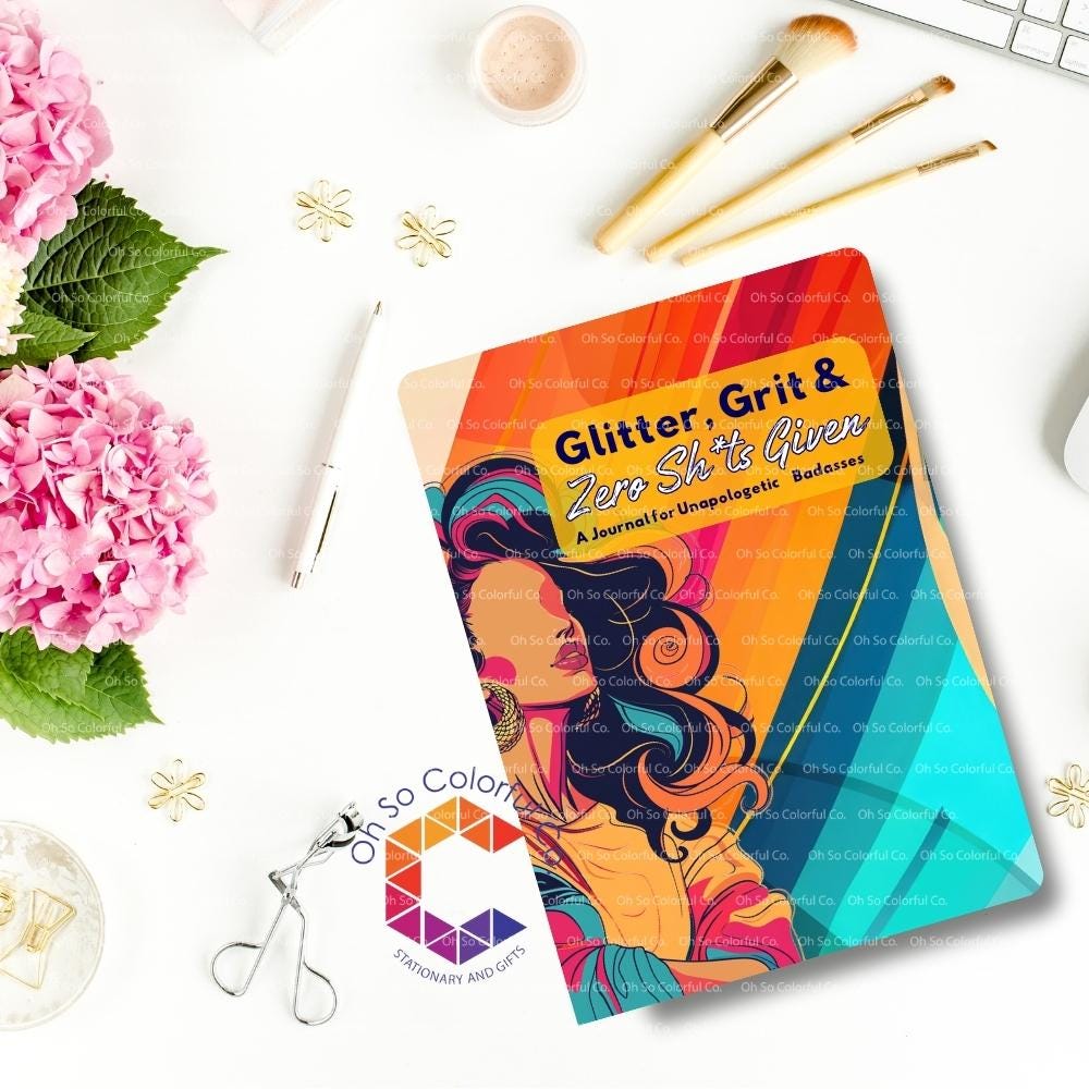 Glitter & Grit Personalized Journal – OhSoColorful Co.