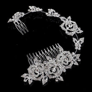 Rhinestone Bridal Hair Comb Accessory