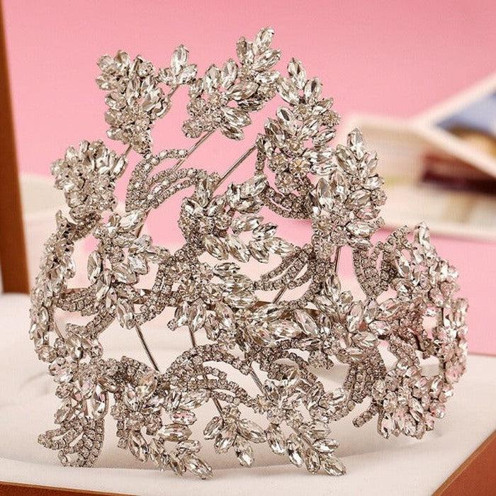 Uzoaku - Rhinestone Crystal Wedding Headpiece