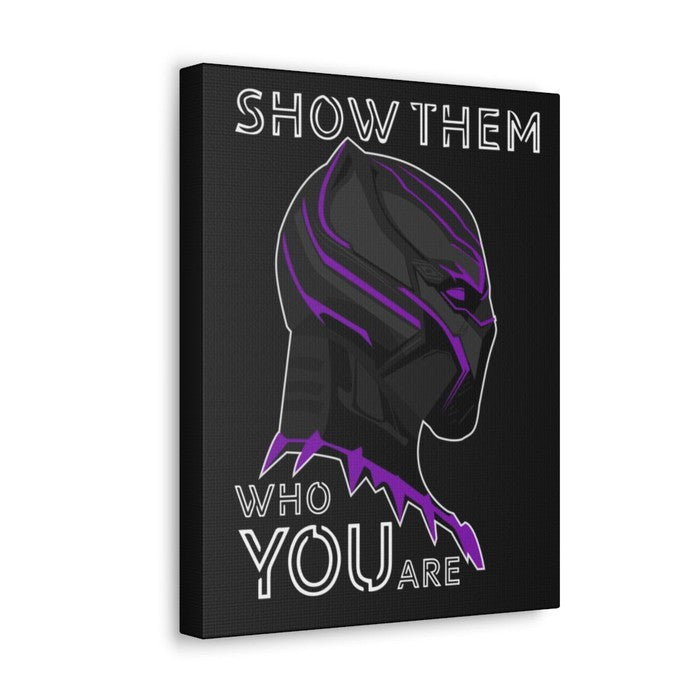 Black Panther Wakanda Forever wall art, Wakanda canvas print, Wakanda canvas, black Panther wall art, black Panther canvas print, Wakanda wall art, Wakanda forever wall art, black panther poster, Show Them Who You Are fan art, wakanda art print, wakanda forever poster 