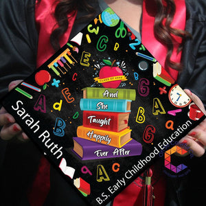 graduation cap topper grad cap decoration graduation gift class of 2024 graduation topper graduation ideas teacher grad gift grad cap decor custom grad caps graduation party teacher graduation future teacher gift teach love inspired