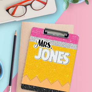 Personalized Teacher Clipboard, Student gift for Teacher Appreciation Week, Teacher Name Custom Clipboard, End of school year gift, good teacher appreciation week gifts, teacher gift ideas, teacher christmas gifts, best teacher gifts, gifts for teachers, end of year teacher gifts, thank you teacher gifts, unique teacher gift ideas, teacher appreciation week gifts