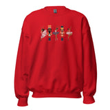Black Ballerina Nutcracker Sweatshirt - red front view