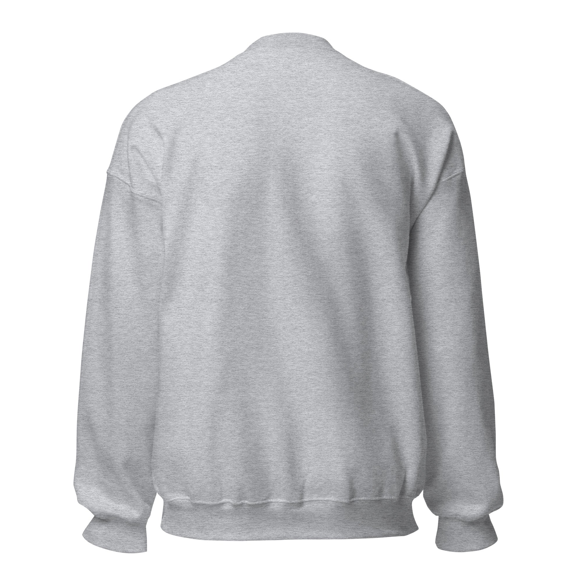 Black Ballerina Nutcracker Sweatshirt - sport grey back view