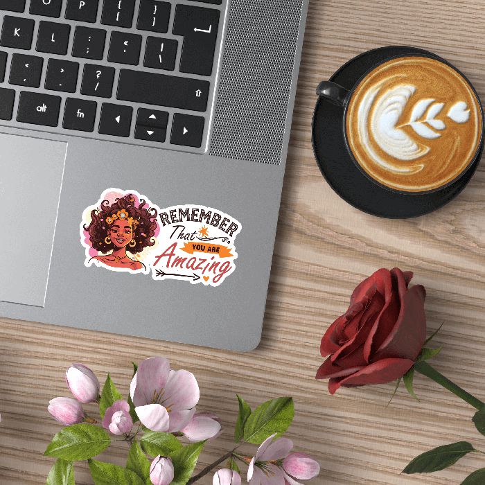 black woman stickers, melanin woman sticker, black girl stickers, afro girl stickers, labtop sticker, waterbottle sticker, journal sticker, planner sticker, tumbler sticker, bullet journal, retro sticker, inspirational sticker, positivity sticker, quote sticker, affirmation sticker, motivational sticker, Selflove sticker, aesthetic sticker