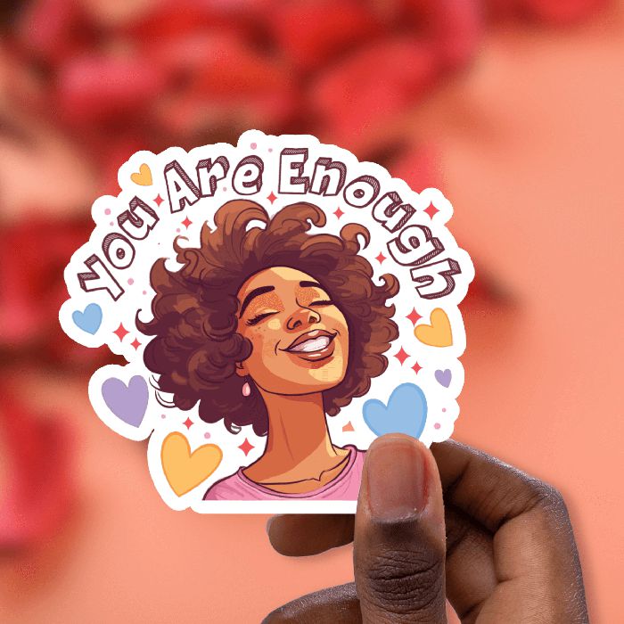 black woman stickers, melanin woman sticker, black girl stickers, afro girl stickers, labtop sticker, waterbottle sticker, journal sticker, planner sticker, tumbler sticker, bullet journal, retro sticker, inspirational sticker, positivity sticker, quote sticker, affirmation sticker, motivational sticker, Selflove sticker, aesthetic sticker