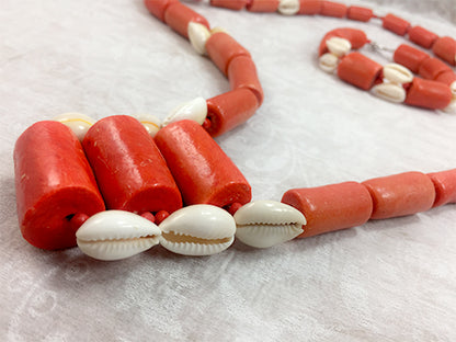 African Male Traditional Male Coral Beads - Eze – OhSoColorful Co.