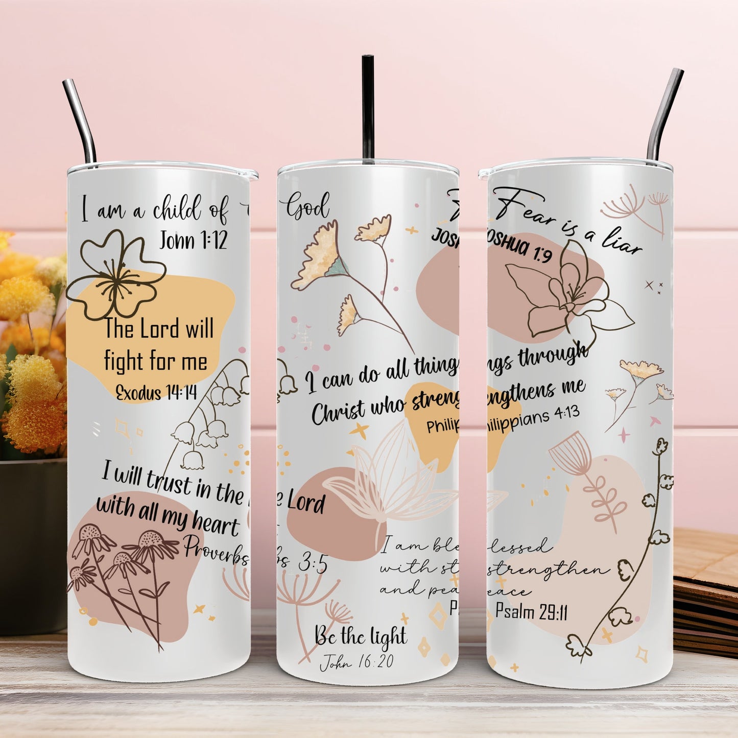 religious cup, Christian gift ideas, affirmation tumbler, faith tumbler, faith gifts for women, bible verse tumbler, bible affirmations, Christian gift for women, Christian faith gift for her, Christmas gift, Easter gift, best friend gift, valentines